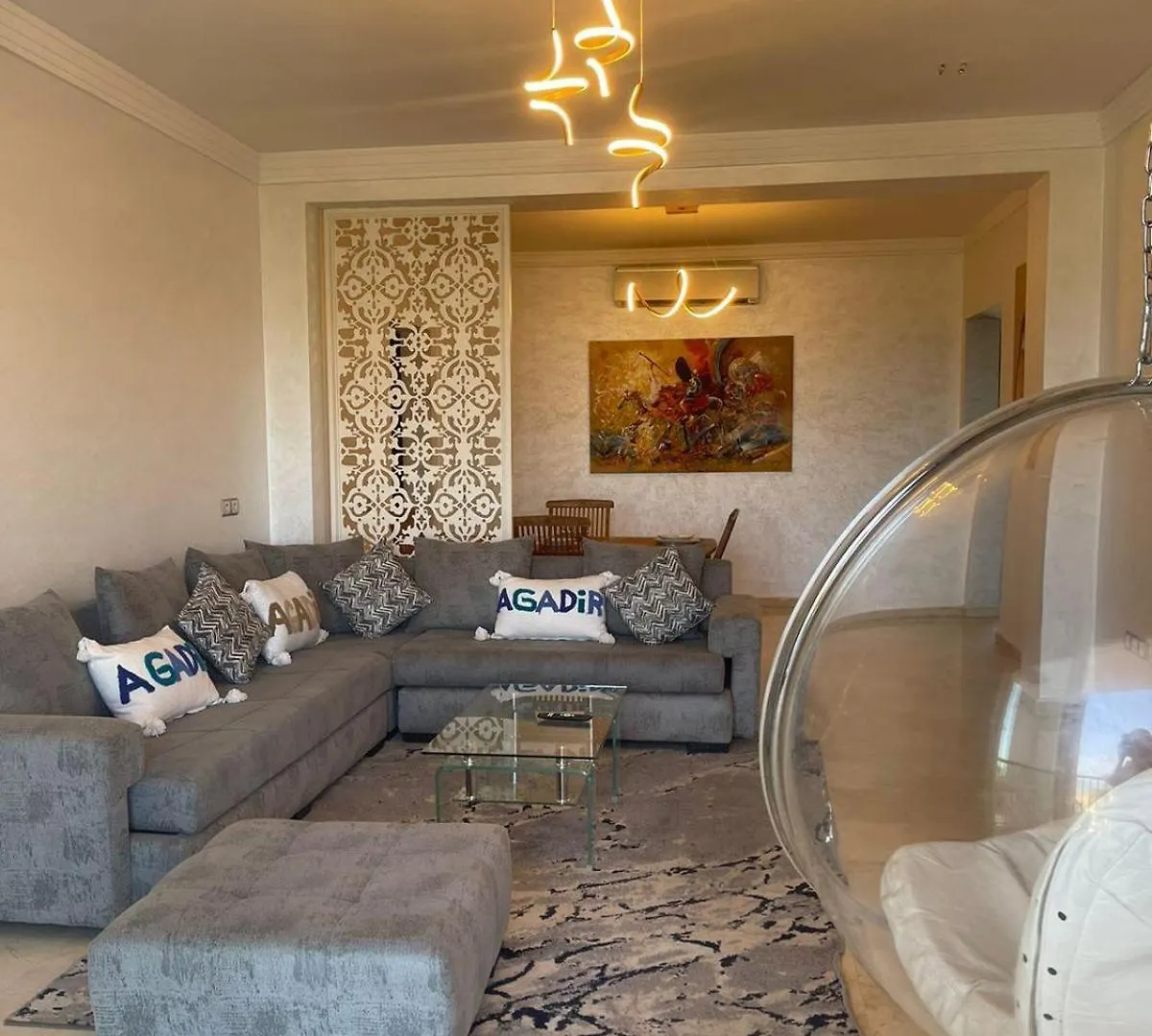 Sublime Appartement A La Marina Agadir Vue Sur Mer Et Piscine 0*,